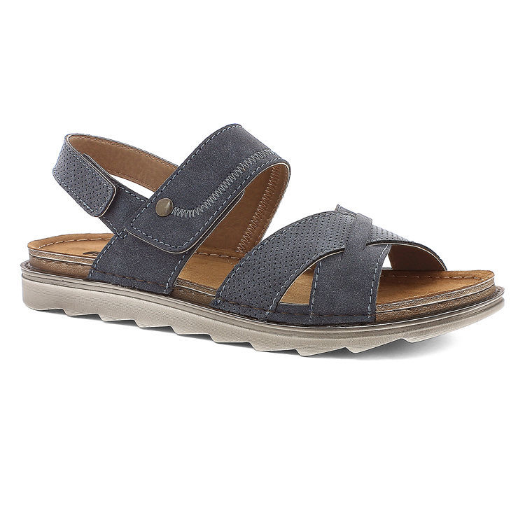 Picture of Sandals with double strip and leather footbed -  BU12