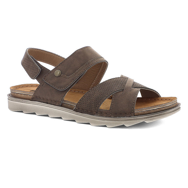 Picture of Sandals with double strip and leather footbed -  BU12