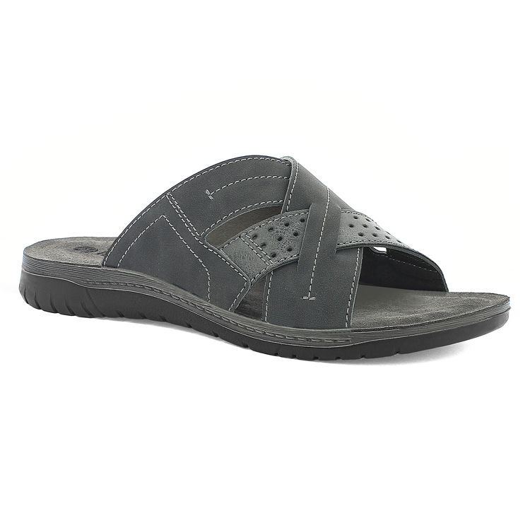 Picture of Double crossed band men's slipper -  ID15