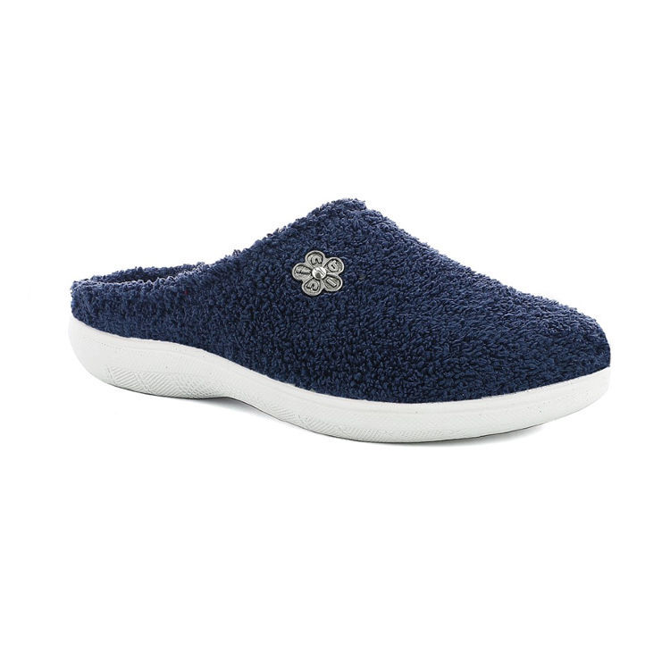 Picture of Cool terry slippers with little flowers - ec101