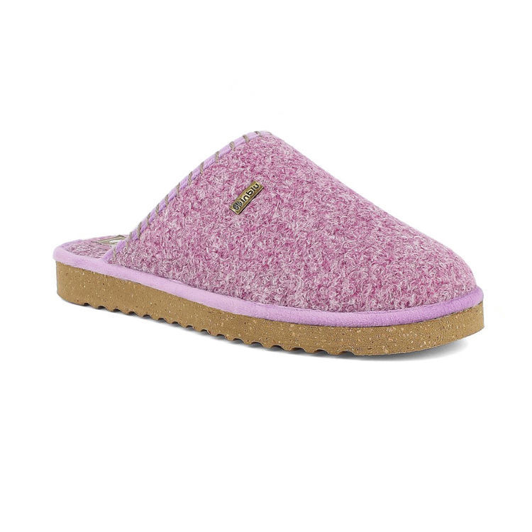 Picture of One-color slippers inblu - ey29