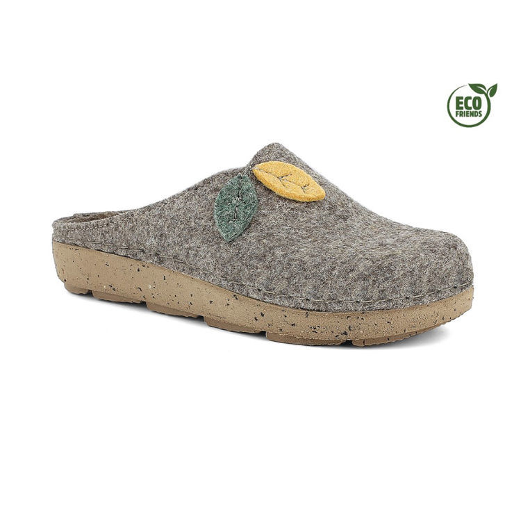 Picture of Ecofriends clog slippers with leaves - ed13