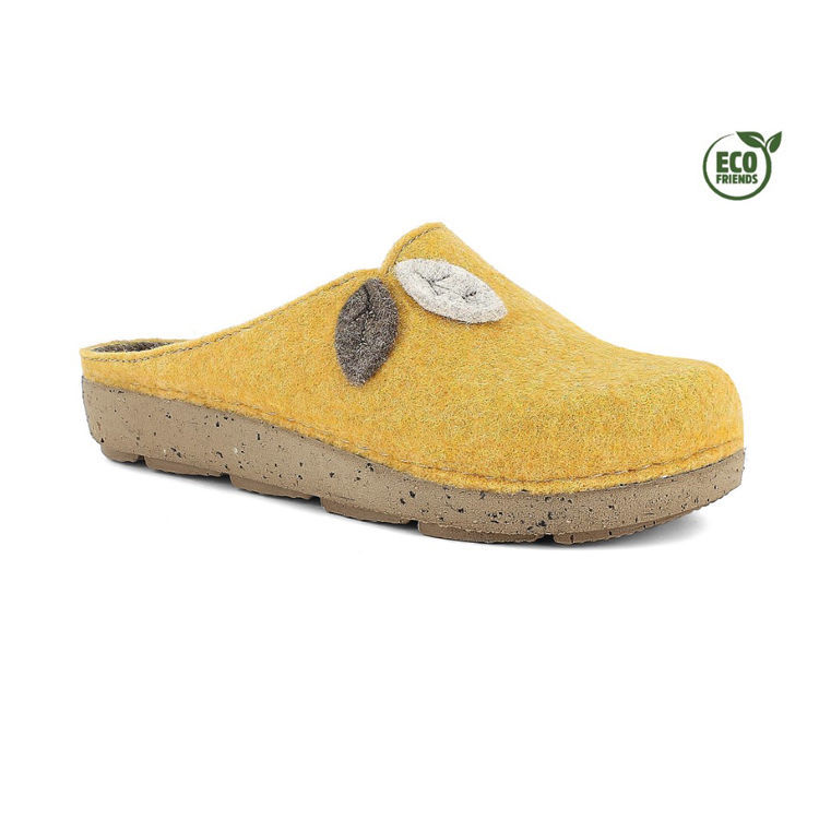 Picture of Ecofriends clog slippers with leaves - ed13