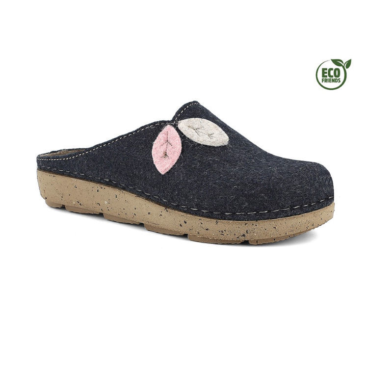 Picture of Ecofriends clog slippers with leaves - ed13