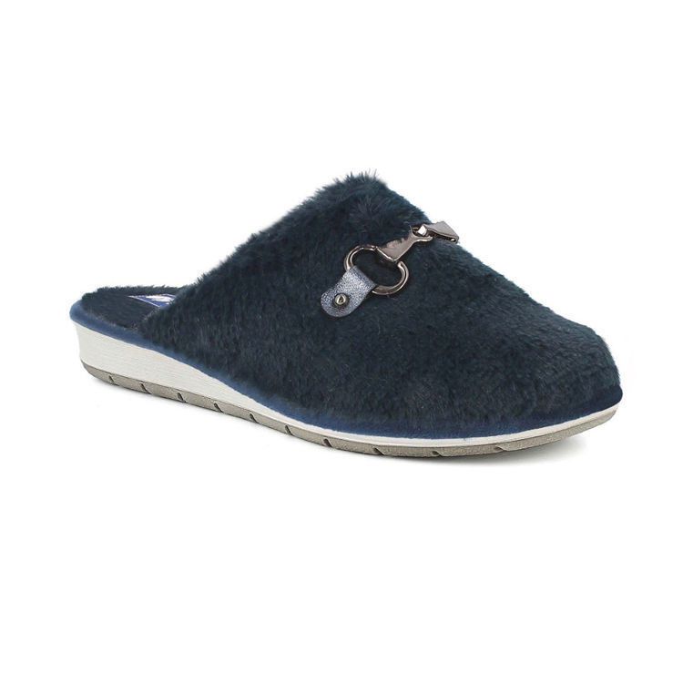 Immagine di PANTOFOLE FLUFFY CON MORSETTO - LB106