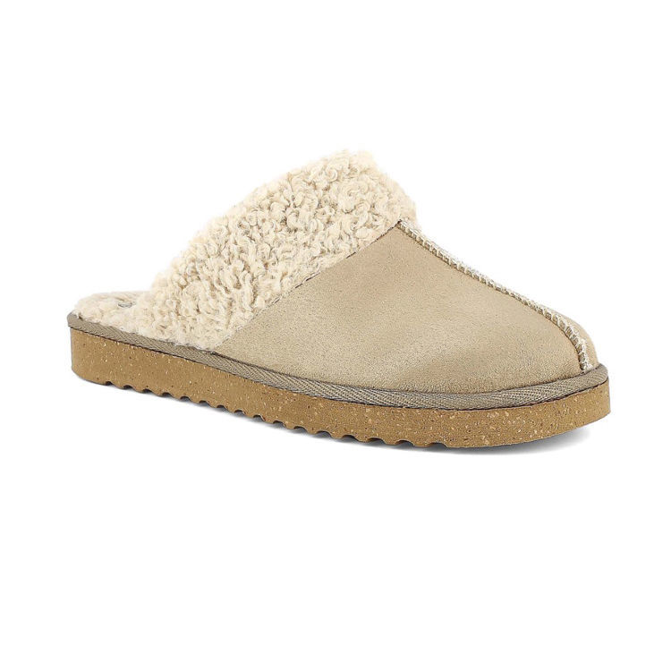 Picture of Faux fur edge slippers - ey27