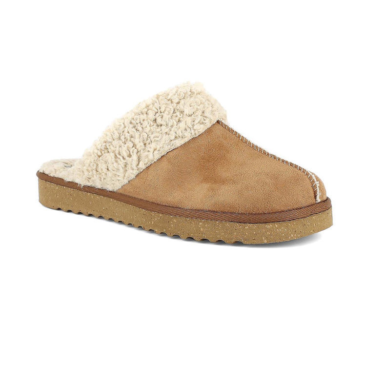 Picture of Faux fur edge slippers - ey27